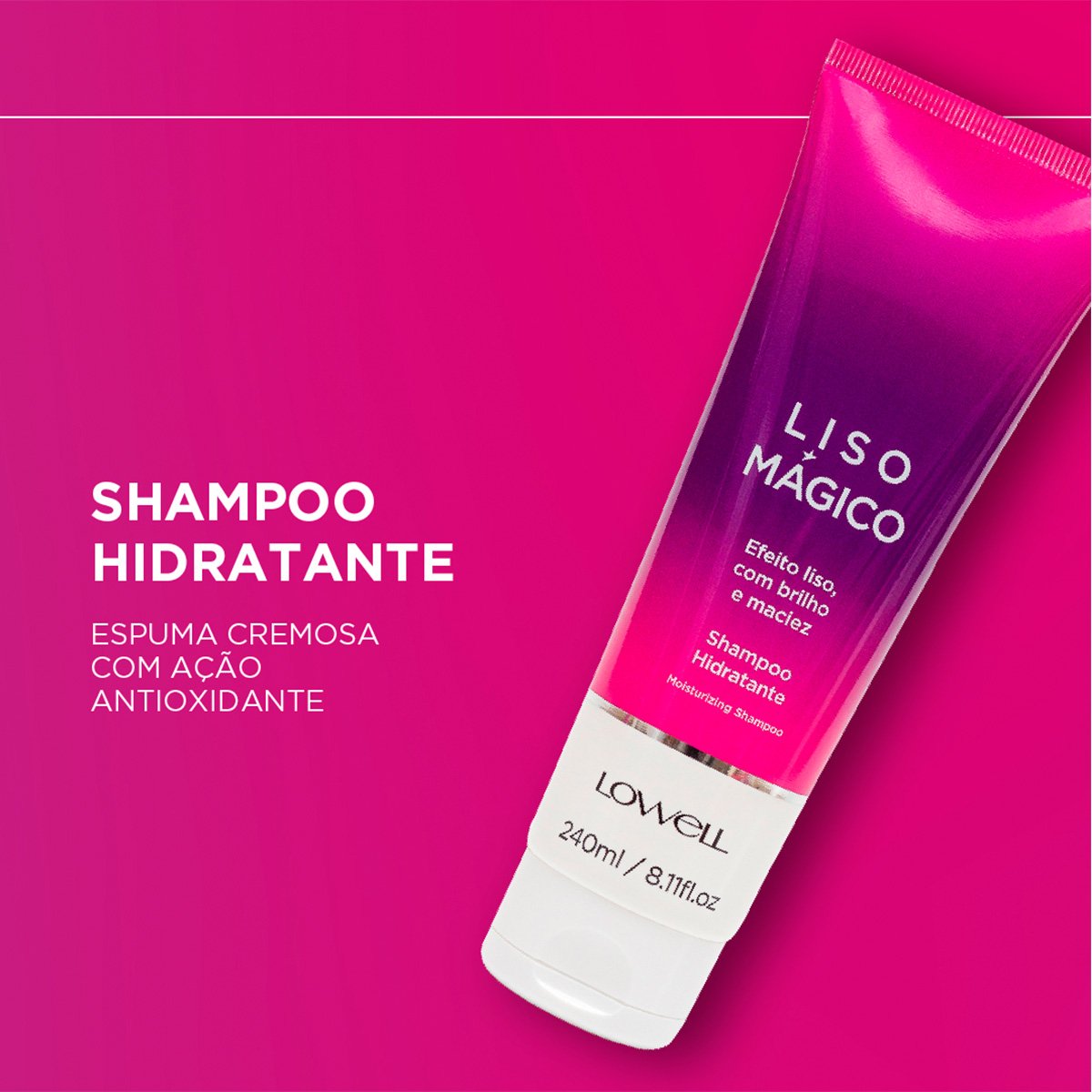 Kit Lowell Liso Magico Shampoo Extra (2 unidades) ÚNICO 2