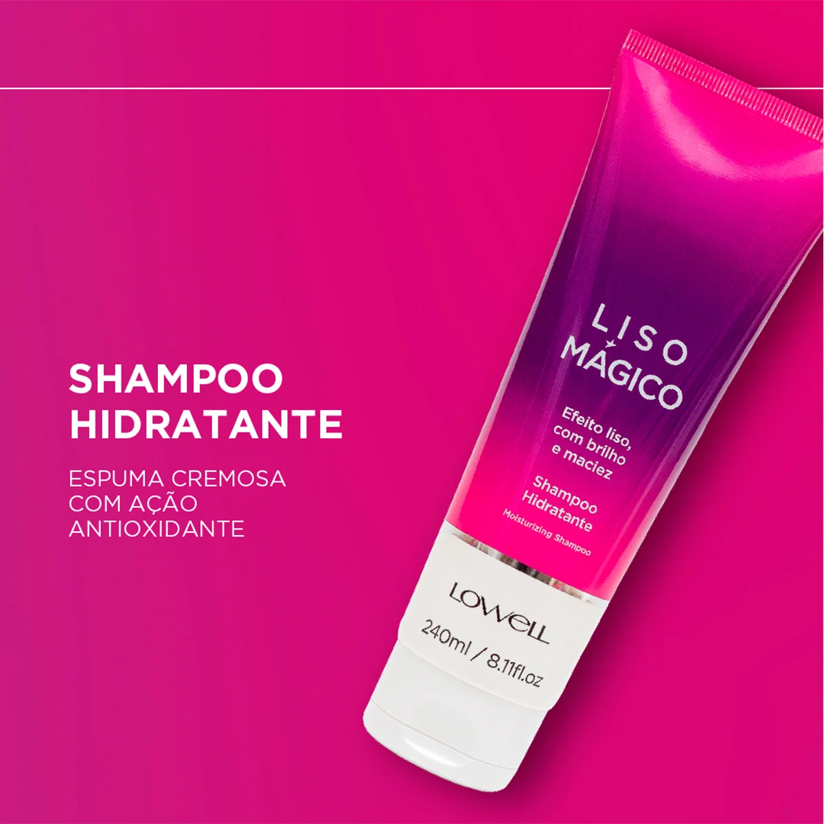 Kit Lowell Liso Magico Home Care (3 produtos) ÚNICO 3