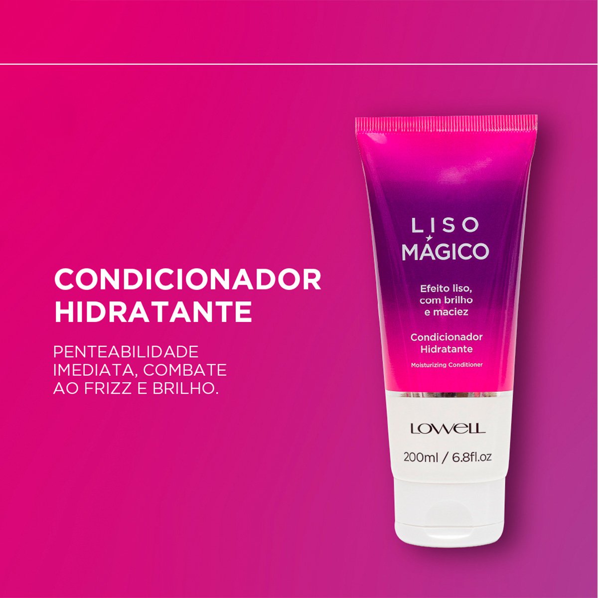 Kit Lowell Liso Magico Duo Fluido (3 produtos) ÚNICO 5