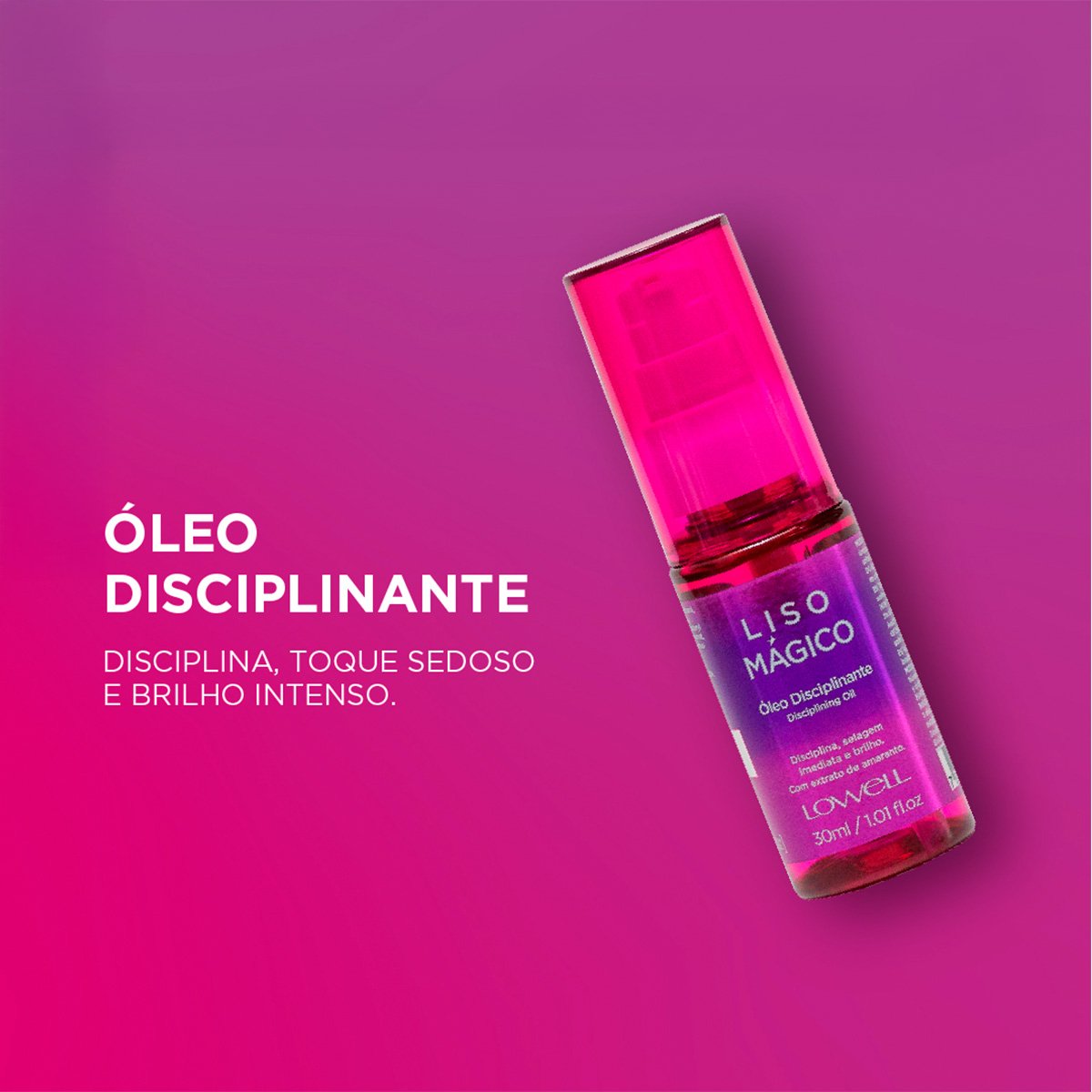 Kit Lowell Liso Magico Duo Oil Fluido (4 produtos) ÚNICO 3