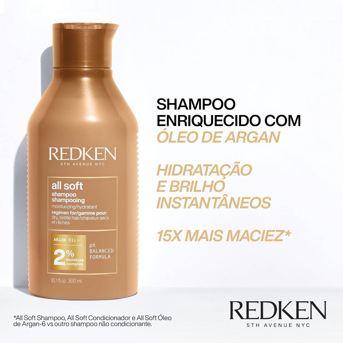 Kit Redken All Soft Home Care Leave-in (4 produtos) ÚNICO 4
