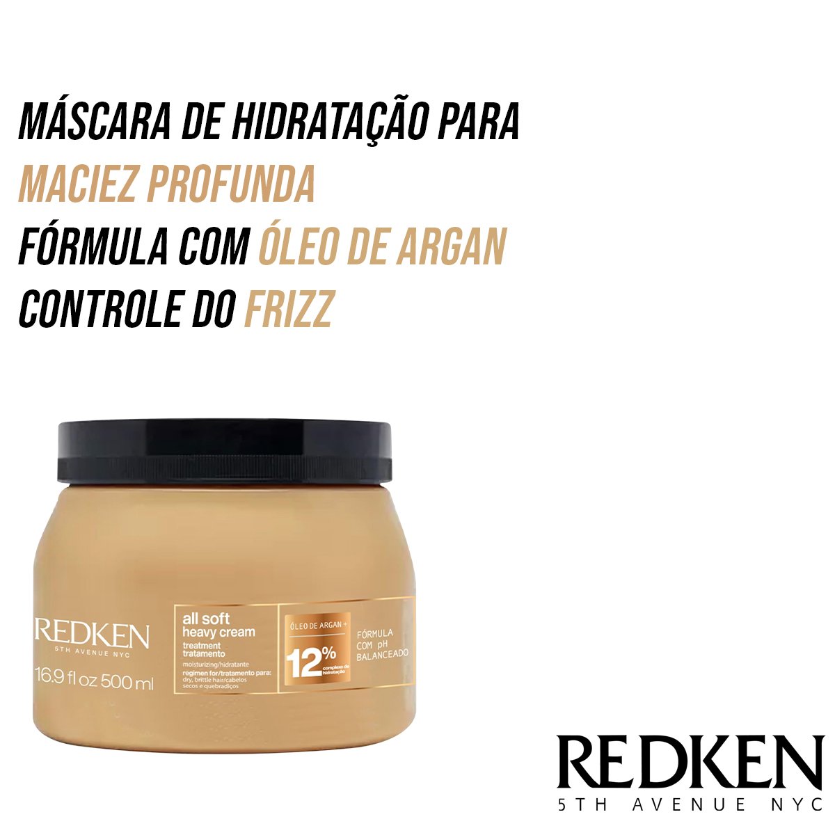 Kit Redken All Soft Mascara 500 Oleo Capilar (2 produtos) ÚNICO 3