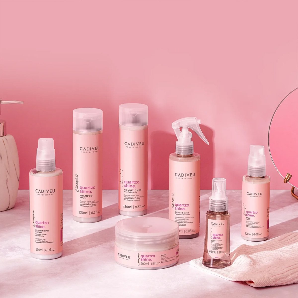 Kit Cadiveu Professional Quartzo Shine Duo e Supreme Final Style Oil (3 produtos) ÚNICO 2