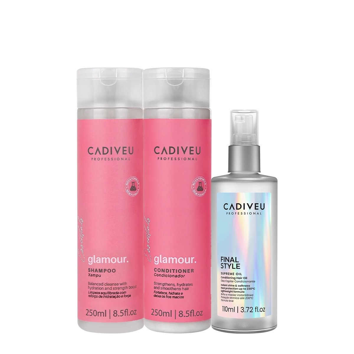 Kit Cadiveu Professional Repair Solution Acai Duo Salon Oil 60 (3