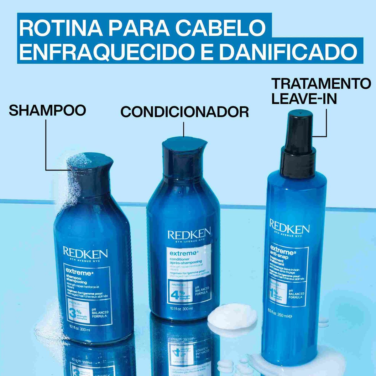 Kit Redken Extreme Shampoo 300 Extra (2 unidades) ÚNICO 2