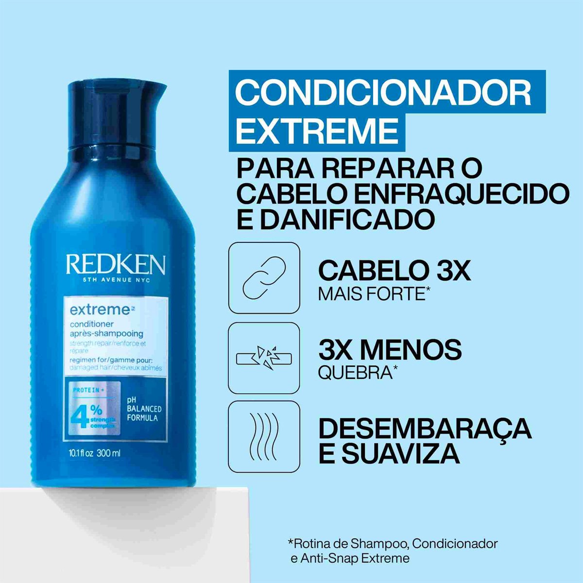 Kit Redken Extreme Home Care Leave-in (4 produtos) ÚNICO 3