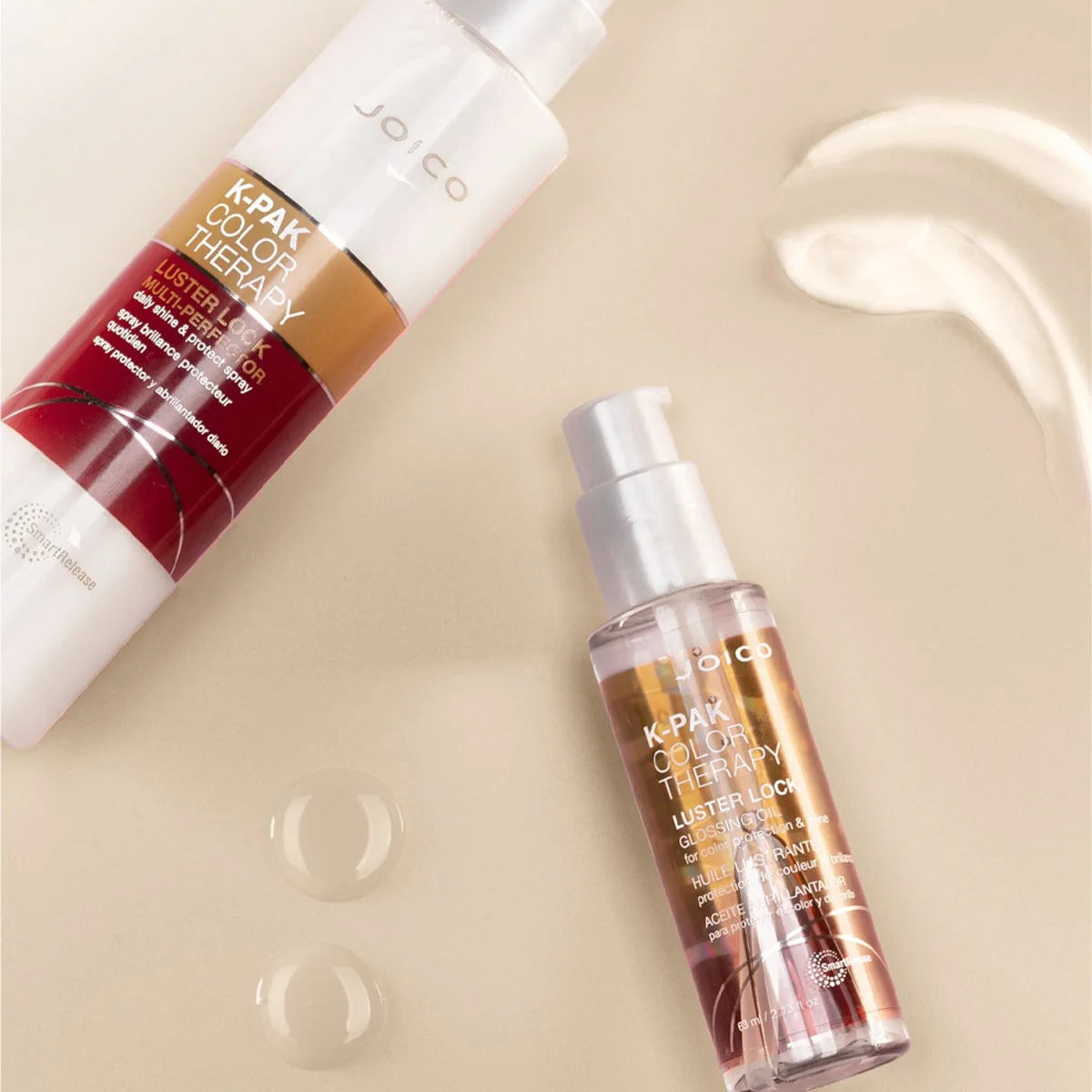 Kit K-PAK Color Therapy Luster Lock Shampoo Mascara Spray (3 produtos) ÚNICO 2