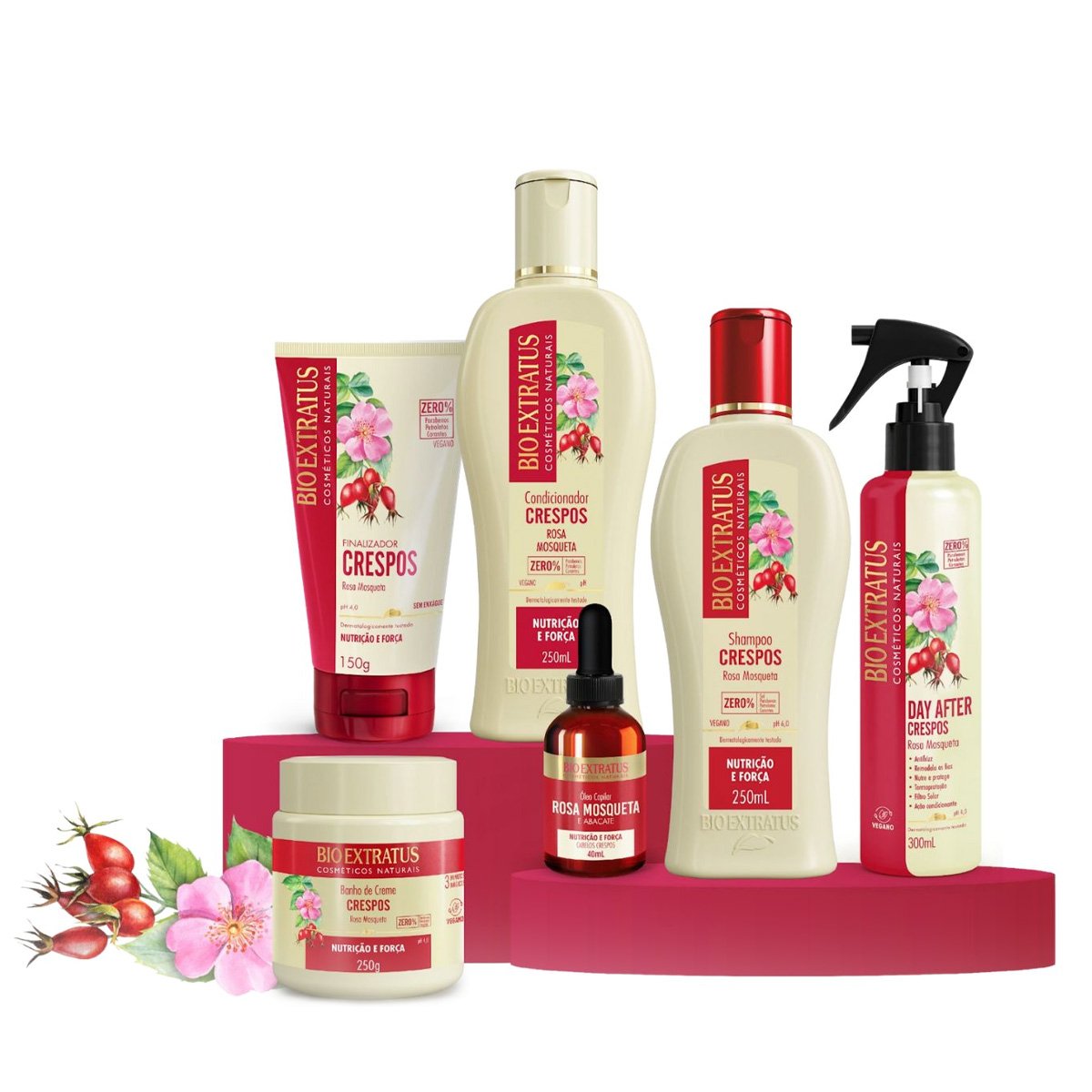 Bio Extratus Crespos Rosa Mosqueta - Condicionador 250ml 250ml 3