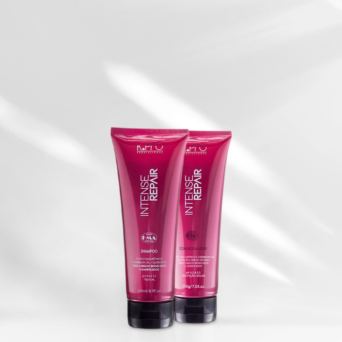 Kit K.Pro Professional Intense Repair Shampoo Condicionador e Tratamento Reconstrutor (3 produtos) ÚNICO 2