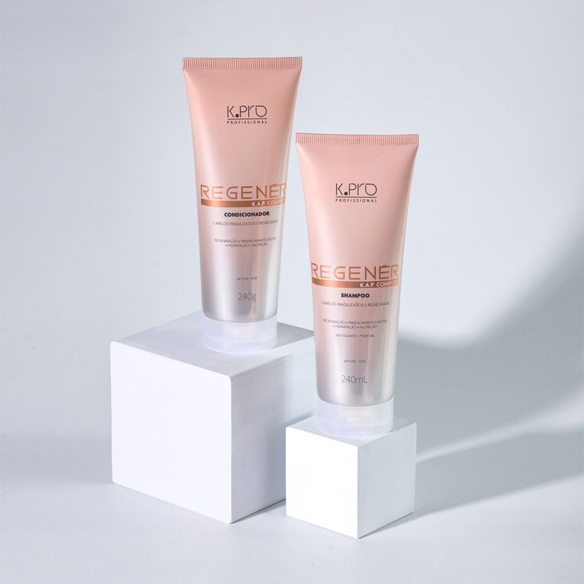 Kit K.Pro Professional Regener Shampoo Condicionador Mascara Oleo Capilar e Acidificante (5 produtos) ÚNICO 3