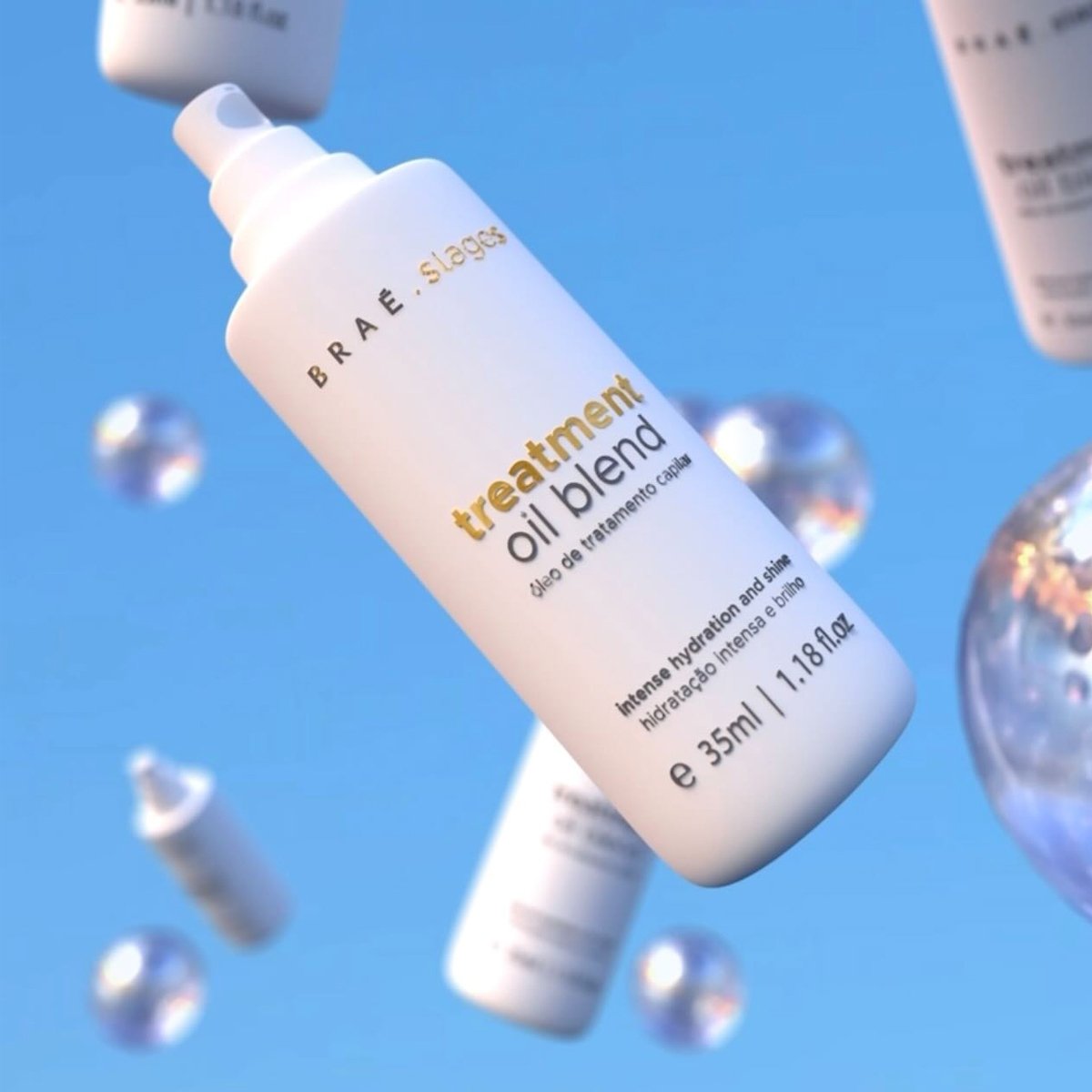 Kit Brae Stages Hydration Shampoo Mascara Oil (3 produtos) ÚNICO 3