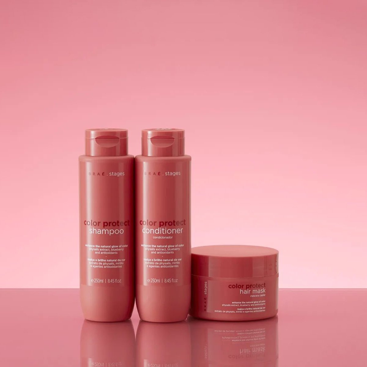 Kit Brae Stages Color Protect Shampoo Mascara (2 produtos) ÚNICO 2