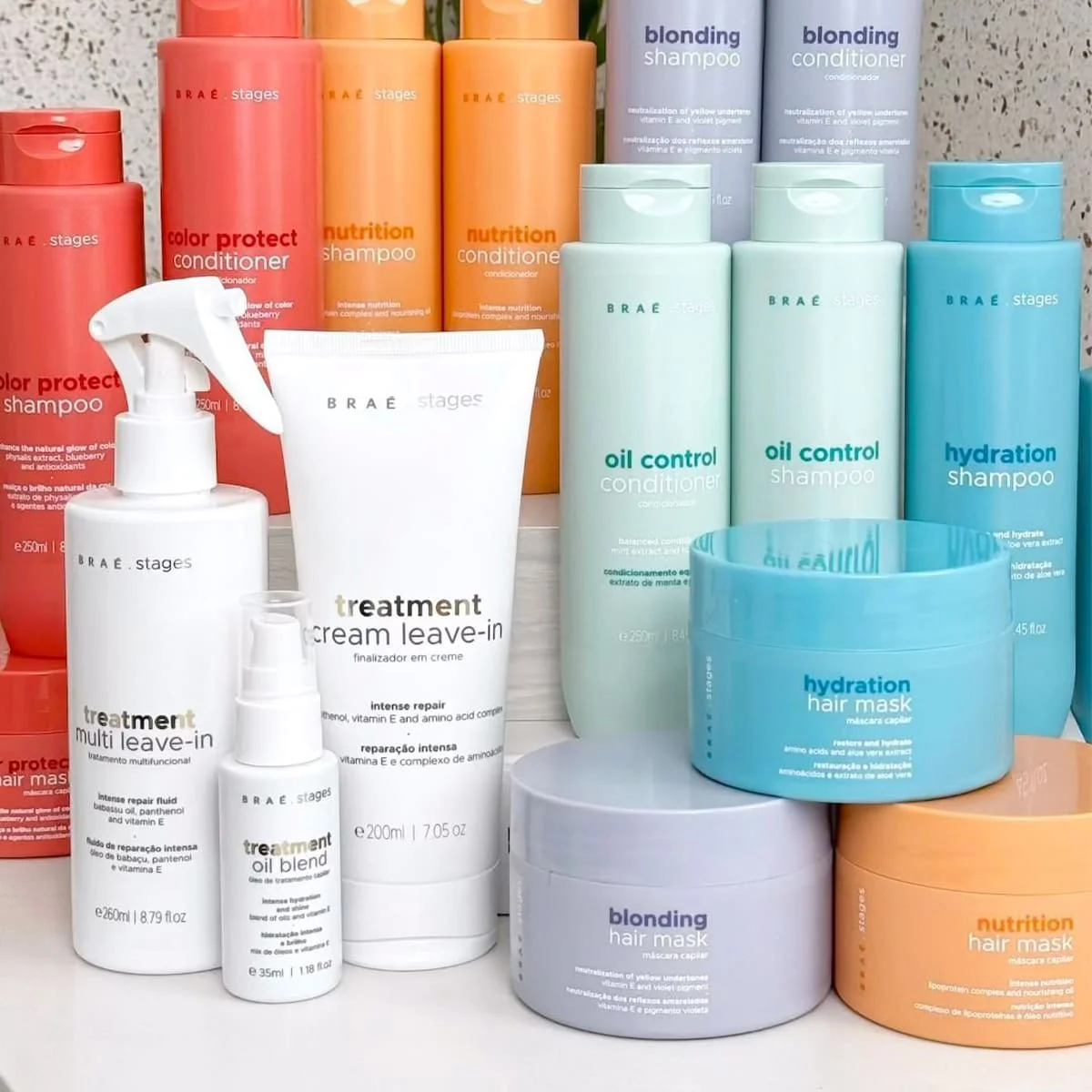 Kit Brae Stages Color Protect Shampoo Mascara Leave-in (3 produtos) ÚNICO 4