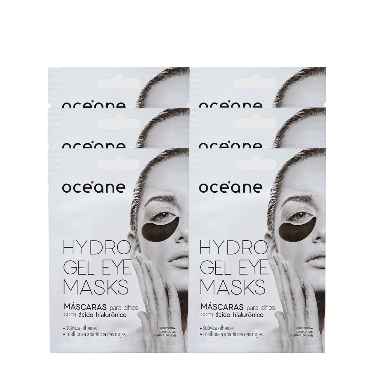 Kit Oceane Hydrogel Eye Mask Mascara para Olhos (6 unidades) ÚNICO 1