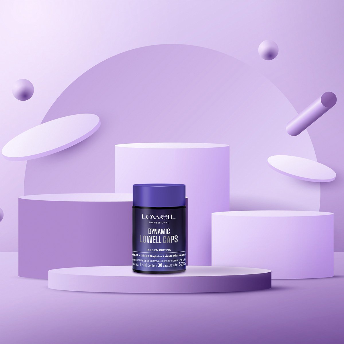 Kit Lowell Dynamic Scalp Therapy Duo Serum Caps (4 produtos) ÚNICO 5