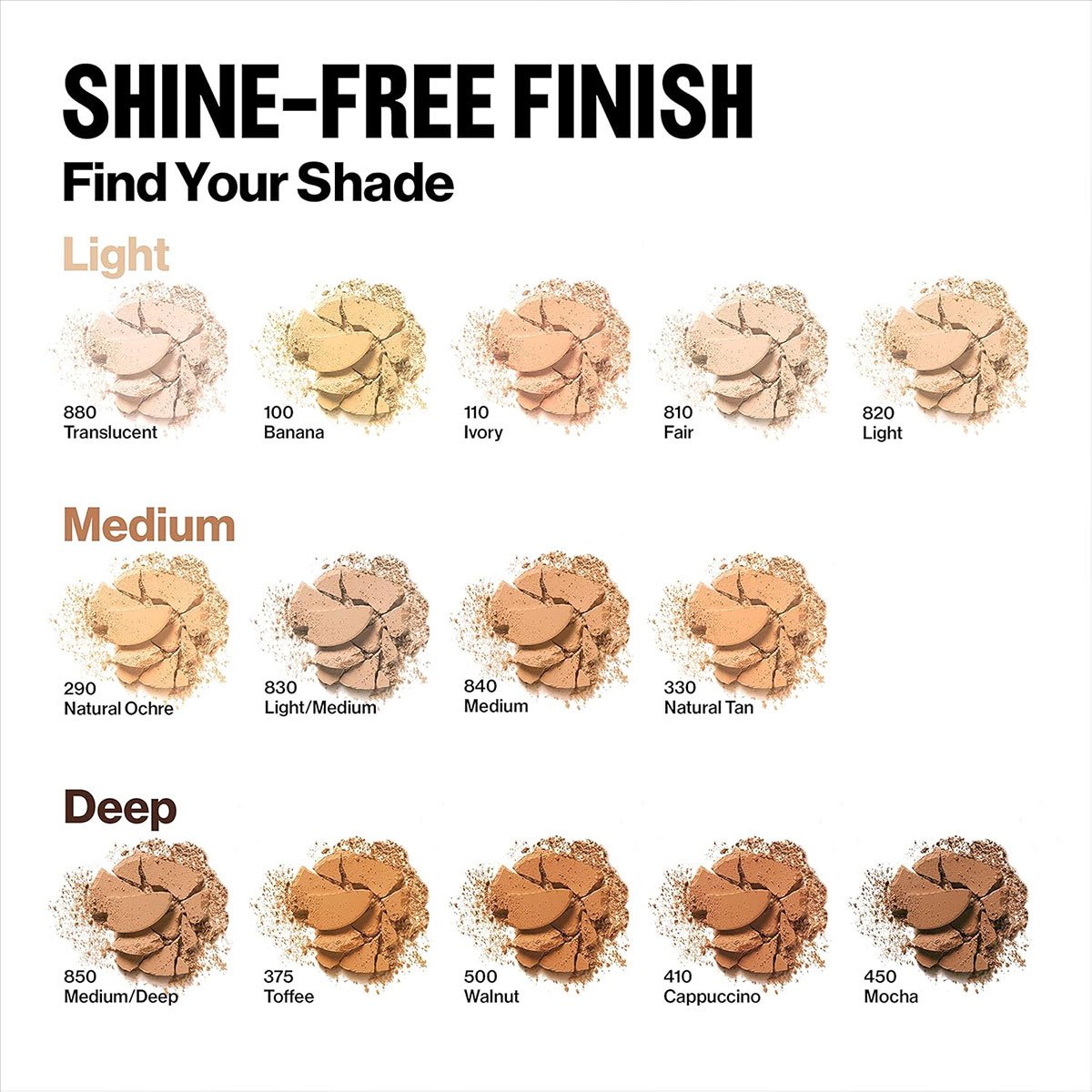 Revlon Colorstay Pressed Powder Medium Deep 850 - Po Compacto 8,4g Medium Deep 850 3
