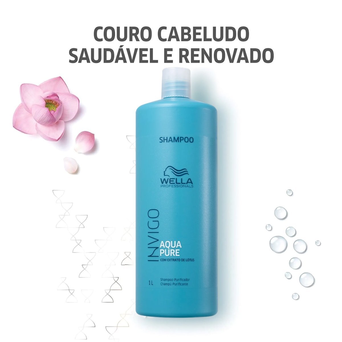 Kit Wella Professionals Balance Acqua Pure Invigo Shampoo Valvula Pump (2 produtos) ÚNICO 2