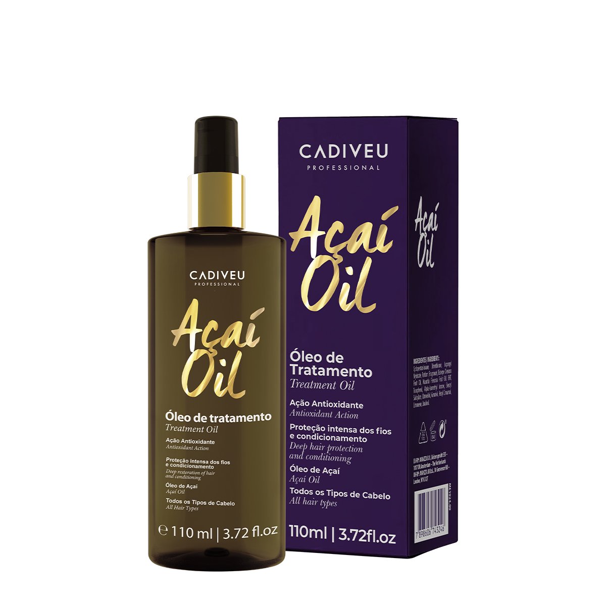Kit Cadiveu Professional Acai Oil 110 Extra (2 unidades) ÚNICO 2