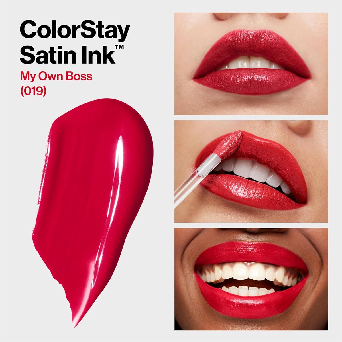 Revlon Colorstay Satin Ink My Own Boss 019 - Batom Liquido 5ml My Own Boss 019 3