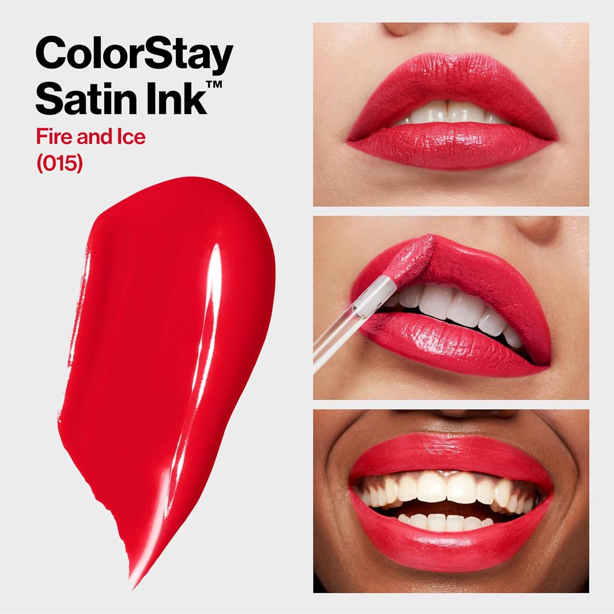 Revlon Colorstay Satin Ink Fire and Ice 015 - Batom Liquido 5ml Fire and Ice 015 3