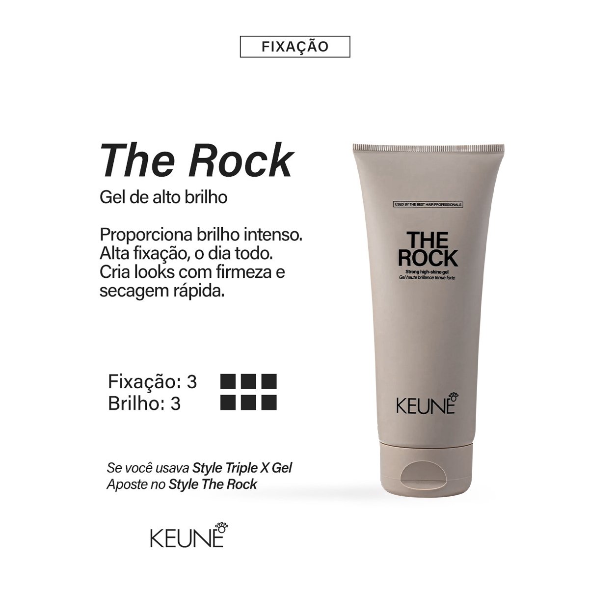 Keune Style The Rock - Gel Fixador 200ml 200ml 2