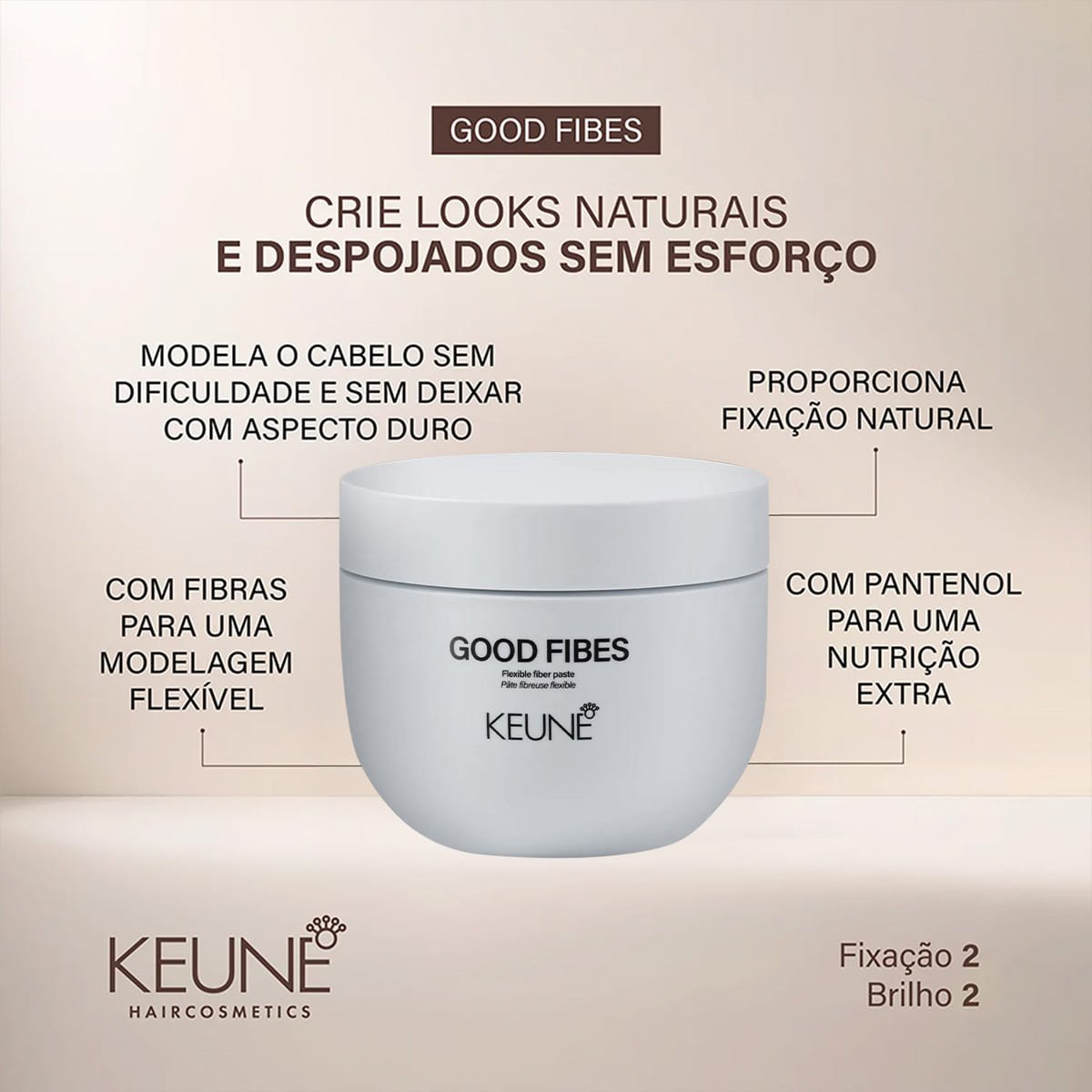 Keune Style Good Fibes - Pasta Modeladora 100ml 100ml 3