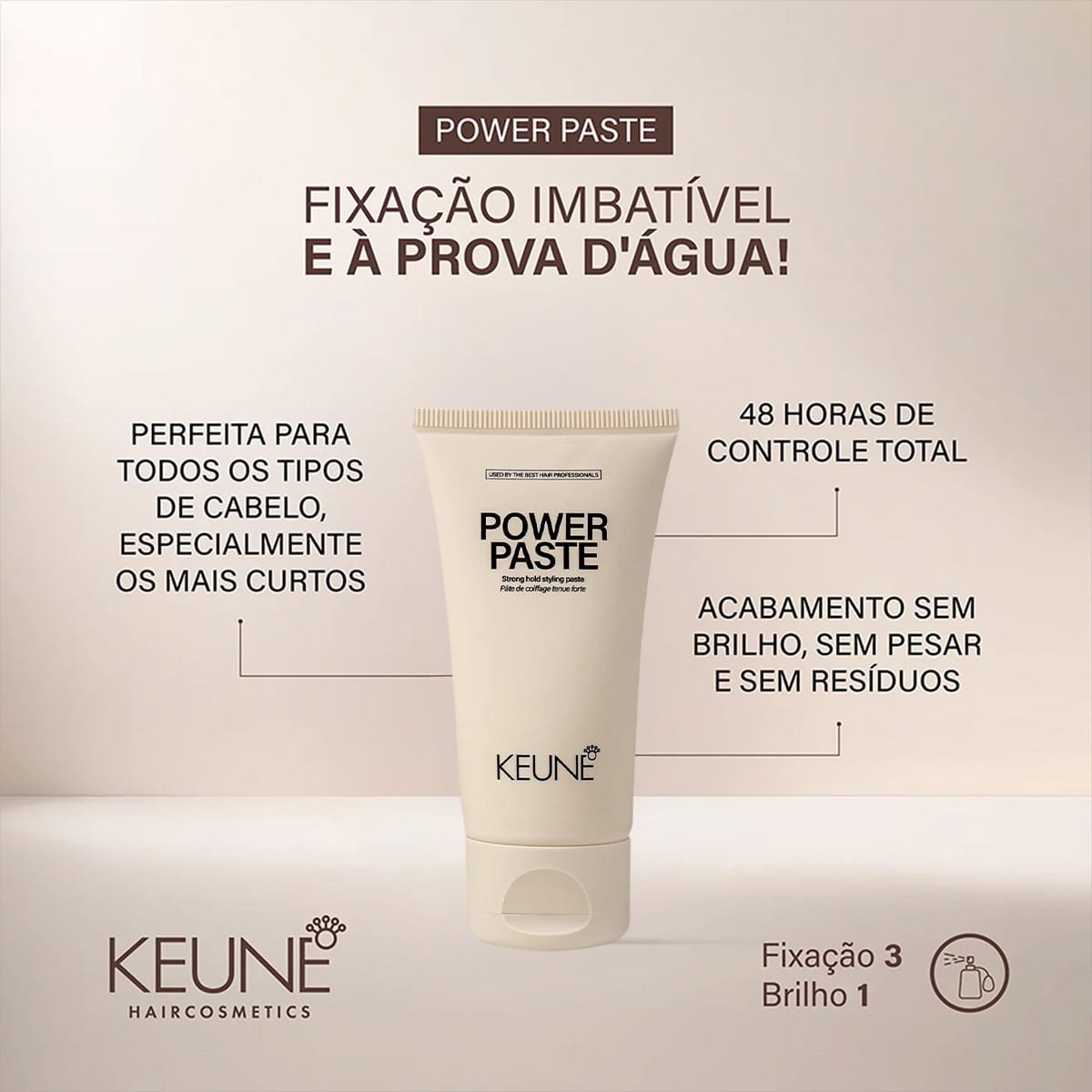 Keune Style Power Paste - Pasta Modeladora 50ml 50ml 3