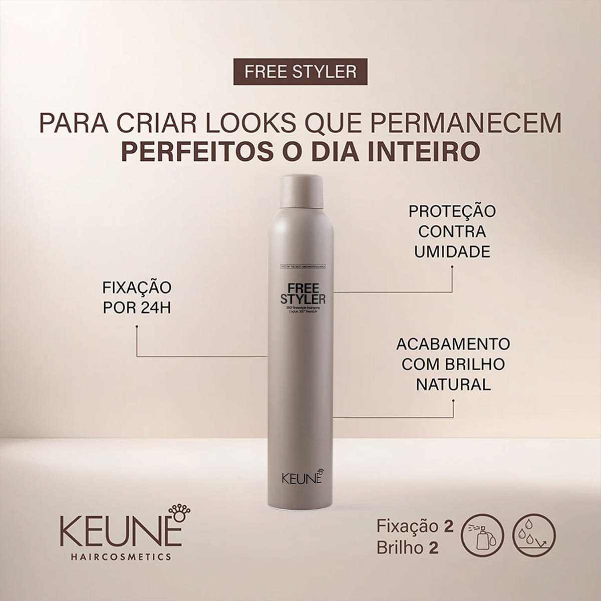 Keune Style Freestyler - Spray Fixador 300ml 300ml 3