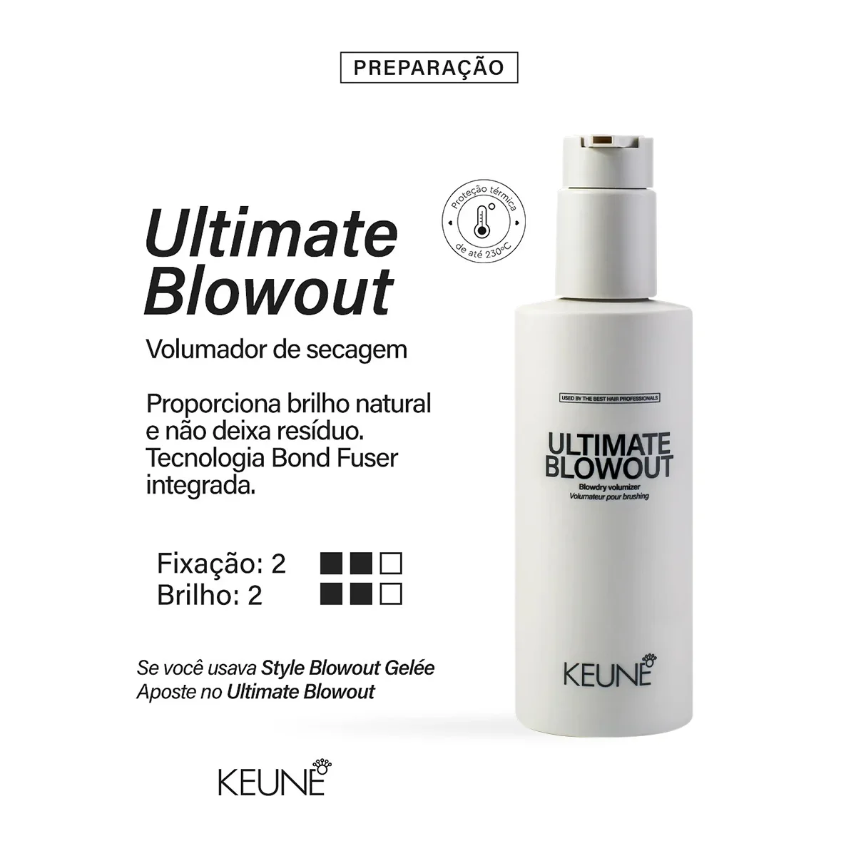 Keune Style Ultimate Blowout - Locao Termica 200ml 200ml 2