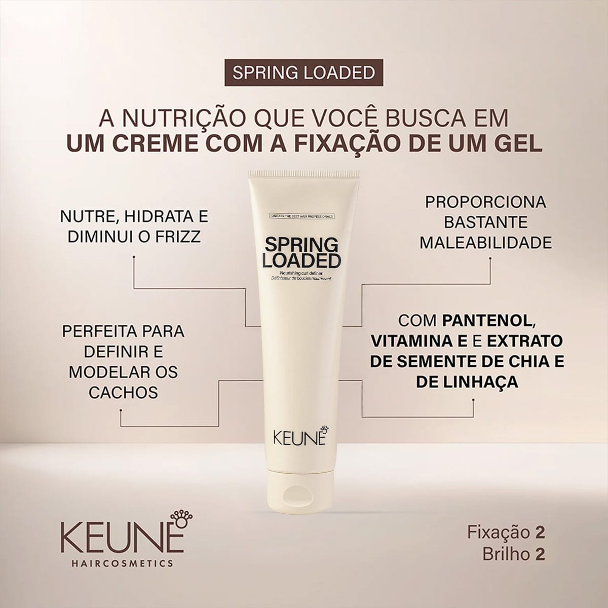 Keune Style Spring Loaded - Gel Ativador de Cachos 150ml 150ml 3