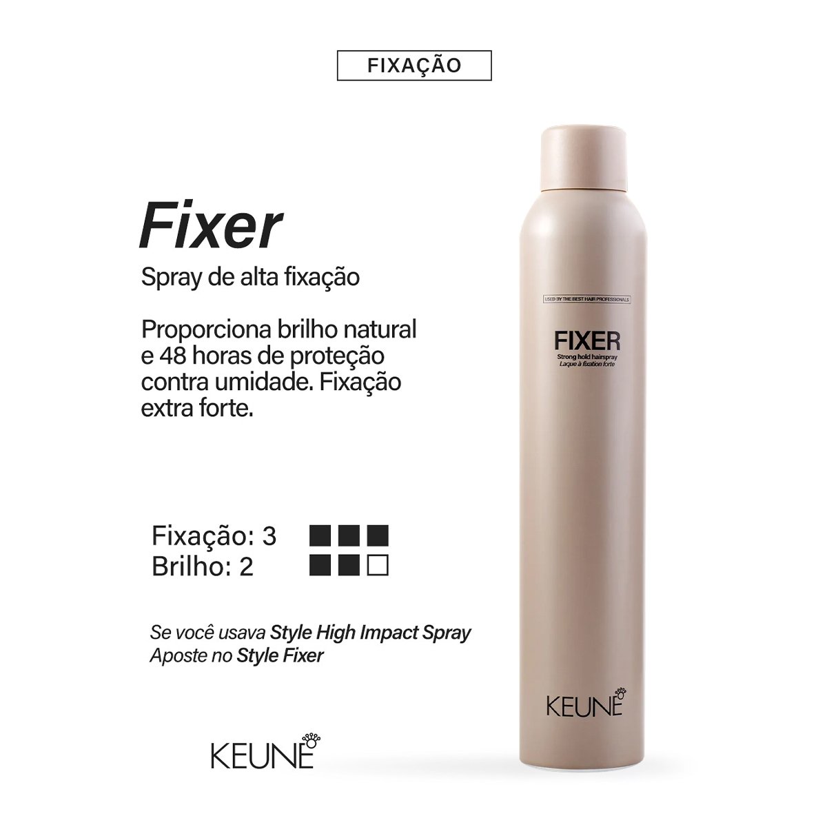 Keune Style Fixer - Spray Fixador 300ml 300ml 2