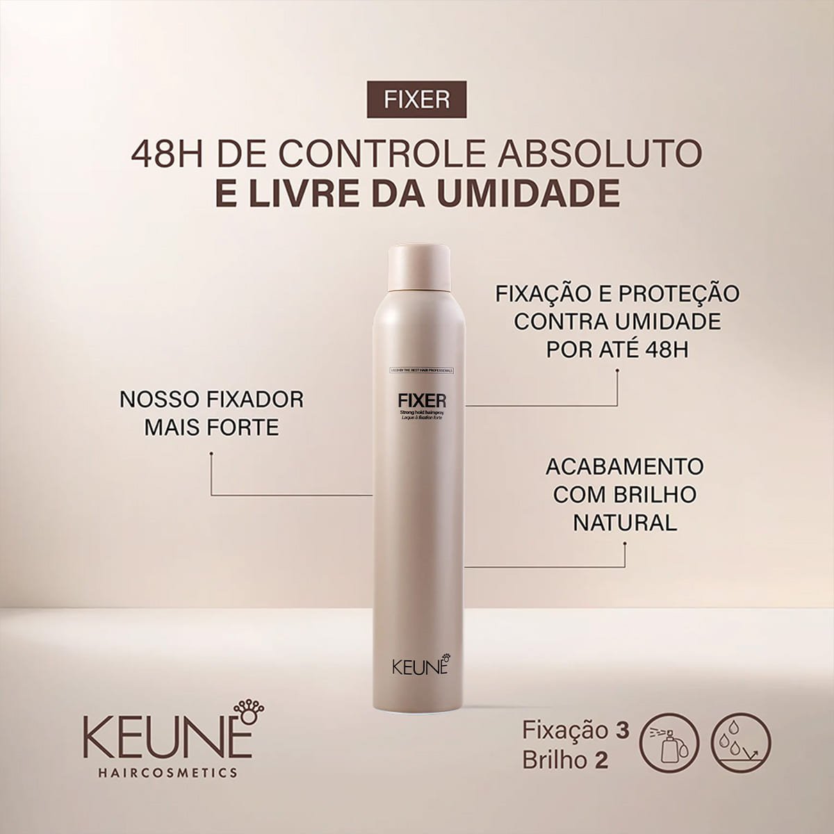 Keune Style Fixer - Spray Fixador 300ml 300ml 3