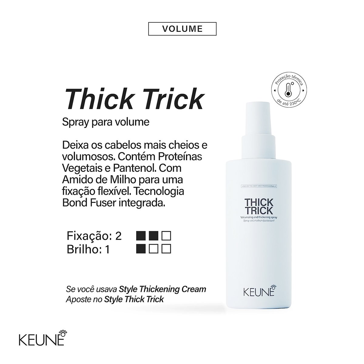Keune Style Thick Trick - Spray Volumizador 200ml 200ml 2