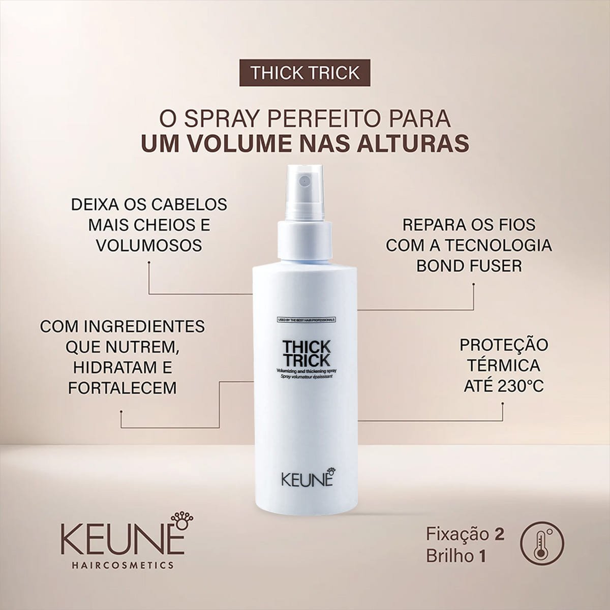 Keune Style Thick Trick - Spray Volumizador 200ml 200ml 3