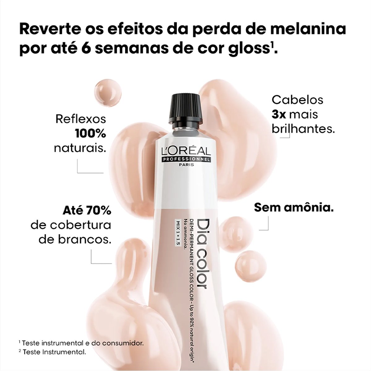 LOreal Professionnel Dia Color 8.34 Louro Claro Acobreado - Tonalizante 60g 8.34 - Louro Claro Acobreado 2