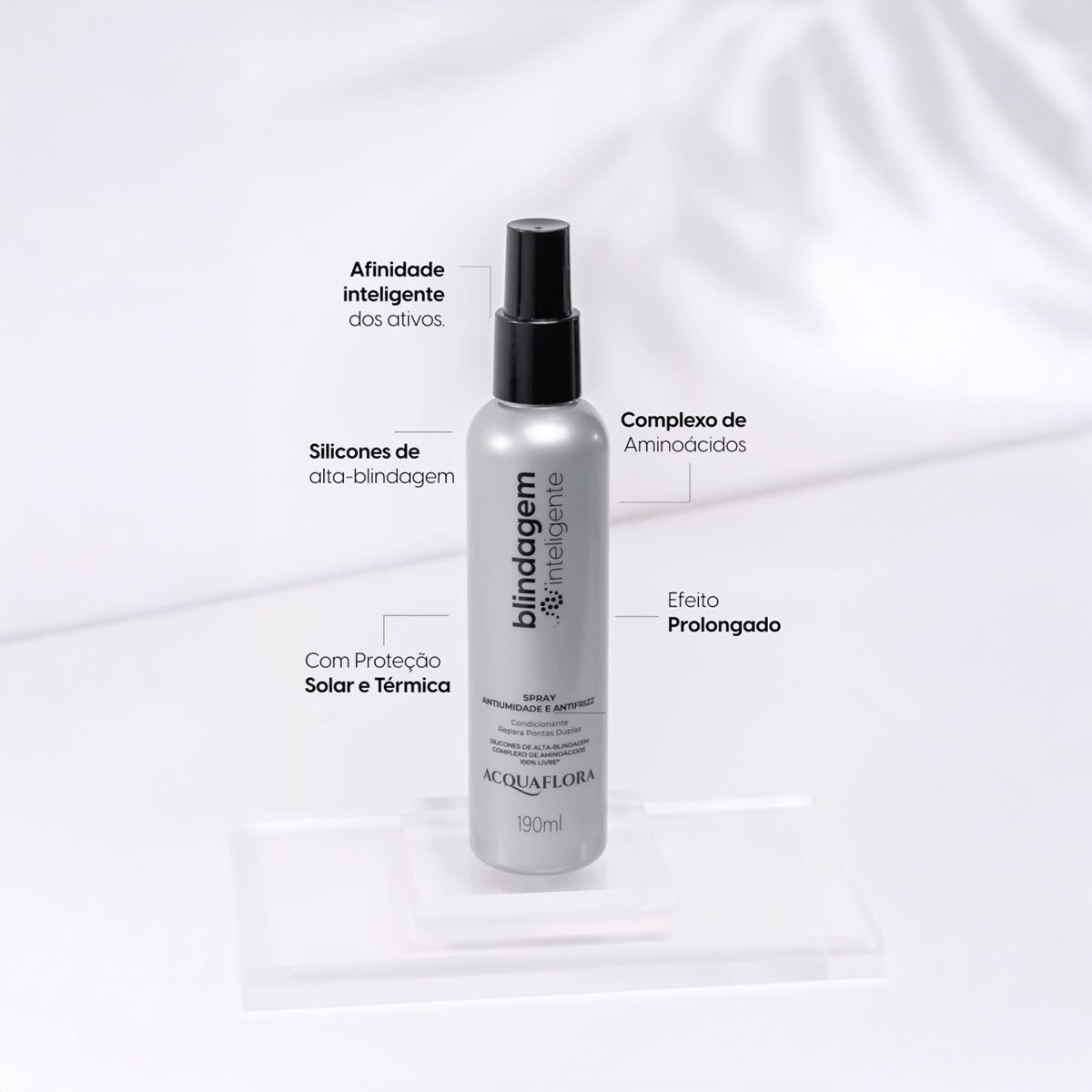 Kit Acquaflora Blindagem Inteligente Spray Condicionante Extra (2 unidades) ÚNICO 2