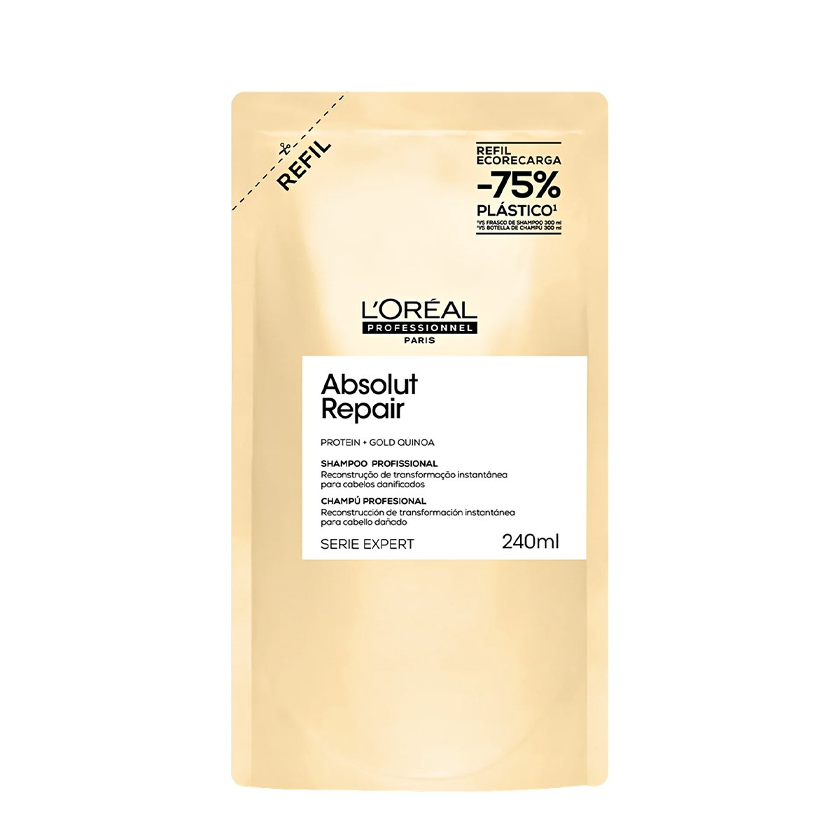 LOreal Professionnel Absolut Repair Gold Refil - Shampoo 240ml