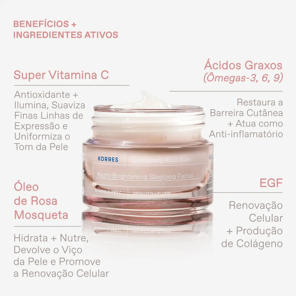 Korres Apothecary Wild Rose Night - Creme Facial Noturno 40ml 40ml 2