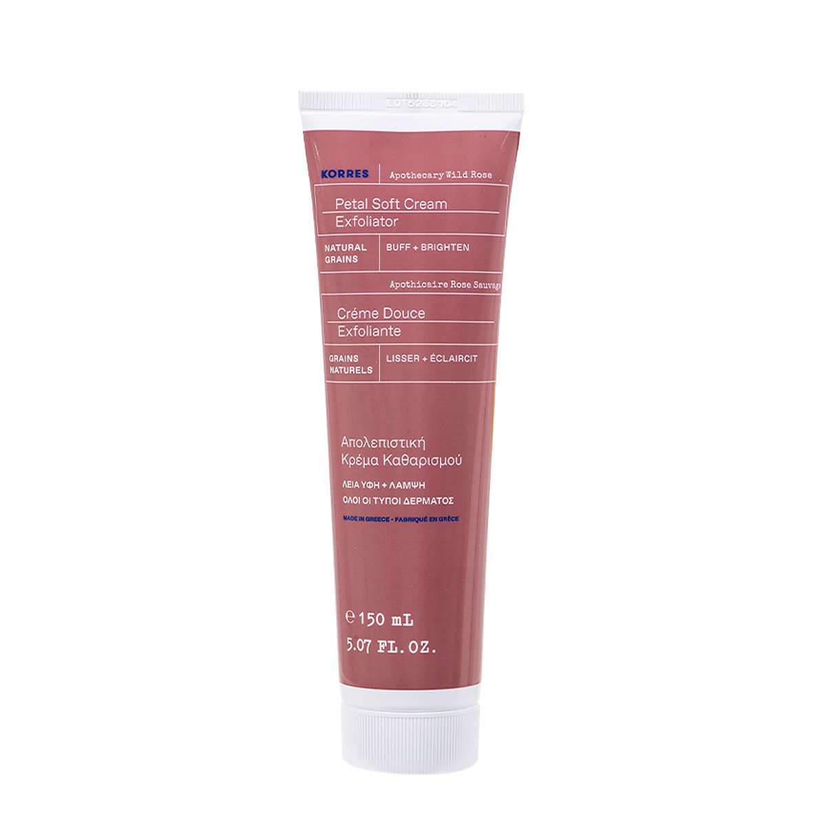 Korres Apothecary Wild Rose Petal Soft - Creme Esfoliante Facial 150ml 150ml 1