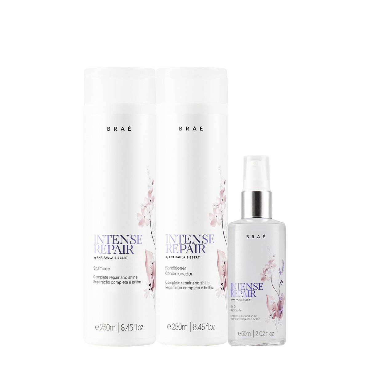 Kit Brae Intense Repair by Ana Paula Siebert Trio Oil (3 produtos) ÚNICO 1