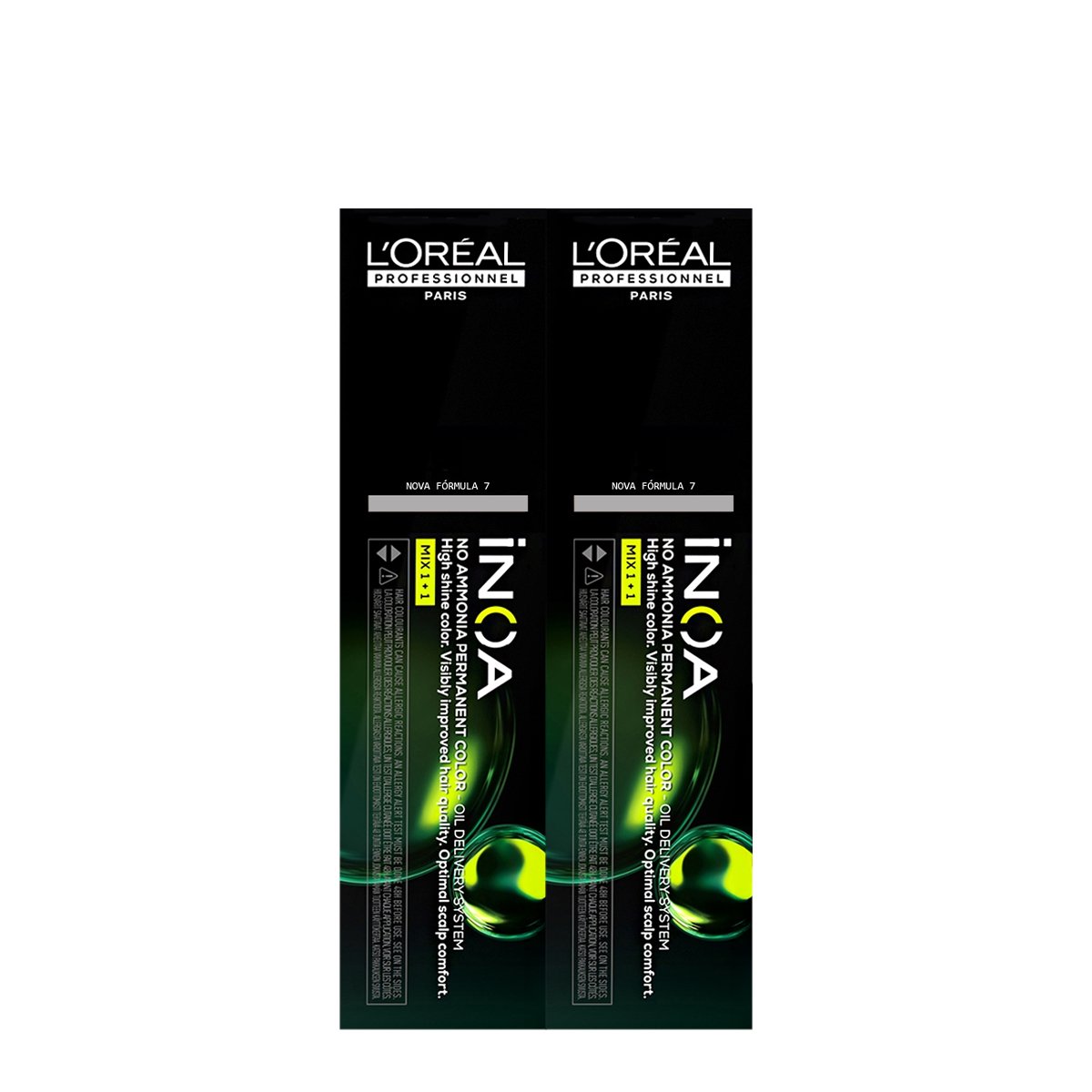 Kit LOreal Professionnel Inoa 7 Louro - Coloracao 60g (2 Unidades) 7 - Louro 1
