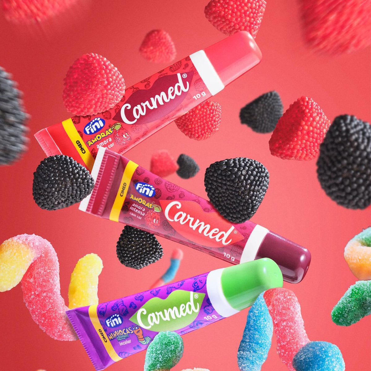 Carmed Fini Amora Clara - Hidratante Labial 10g 10g 2