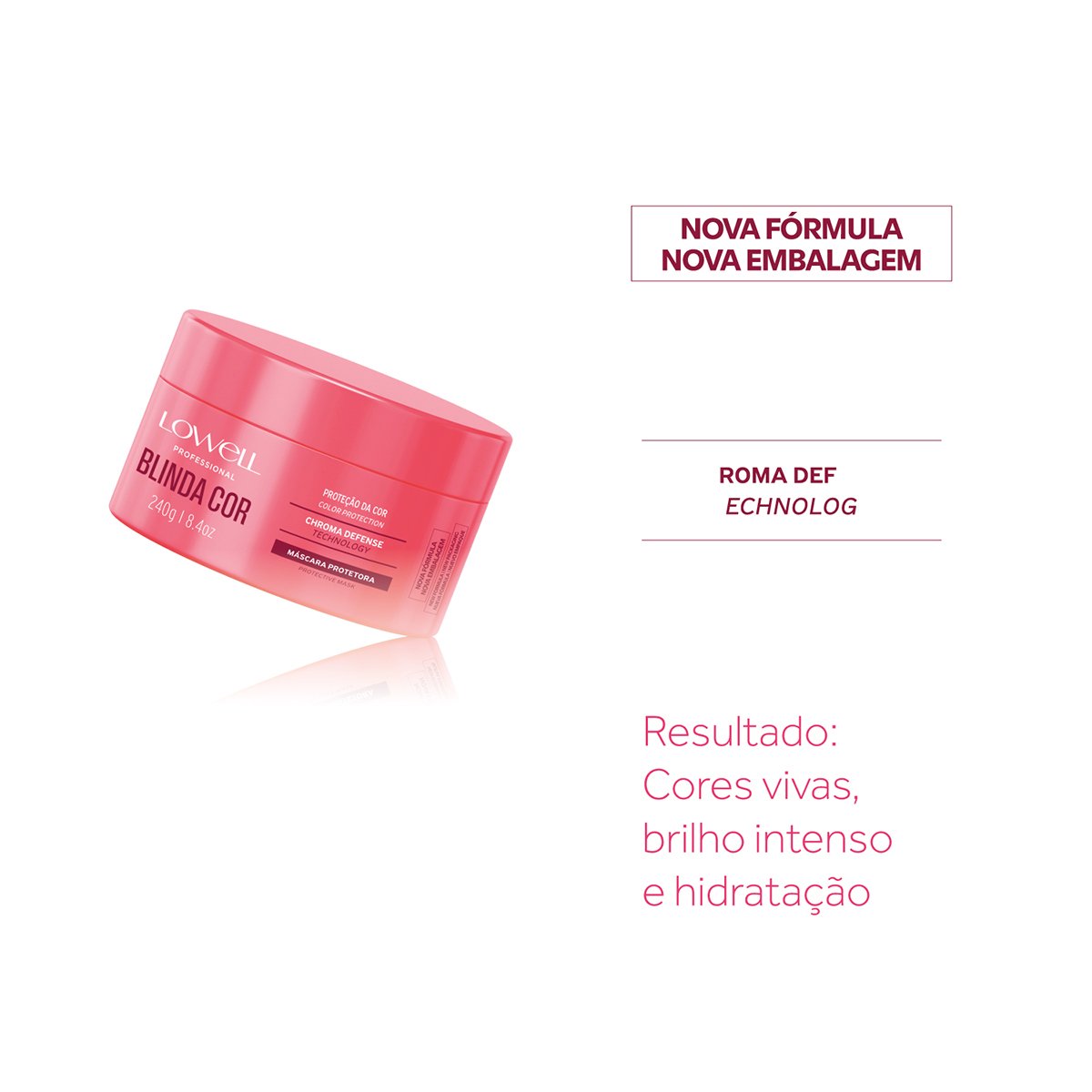 Lowell Blinda Cor - Mascara Capilar 240g 240g 4