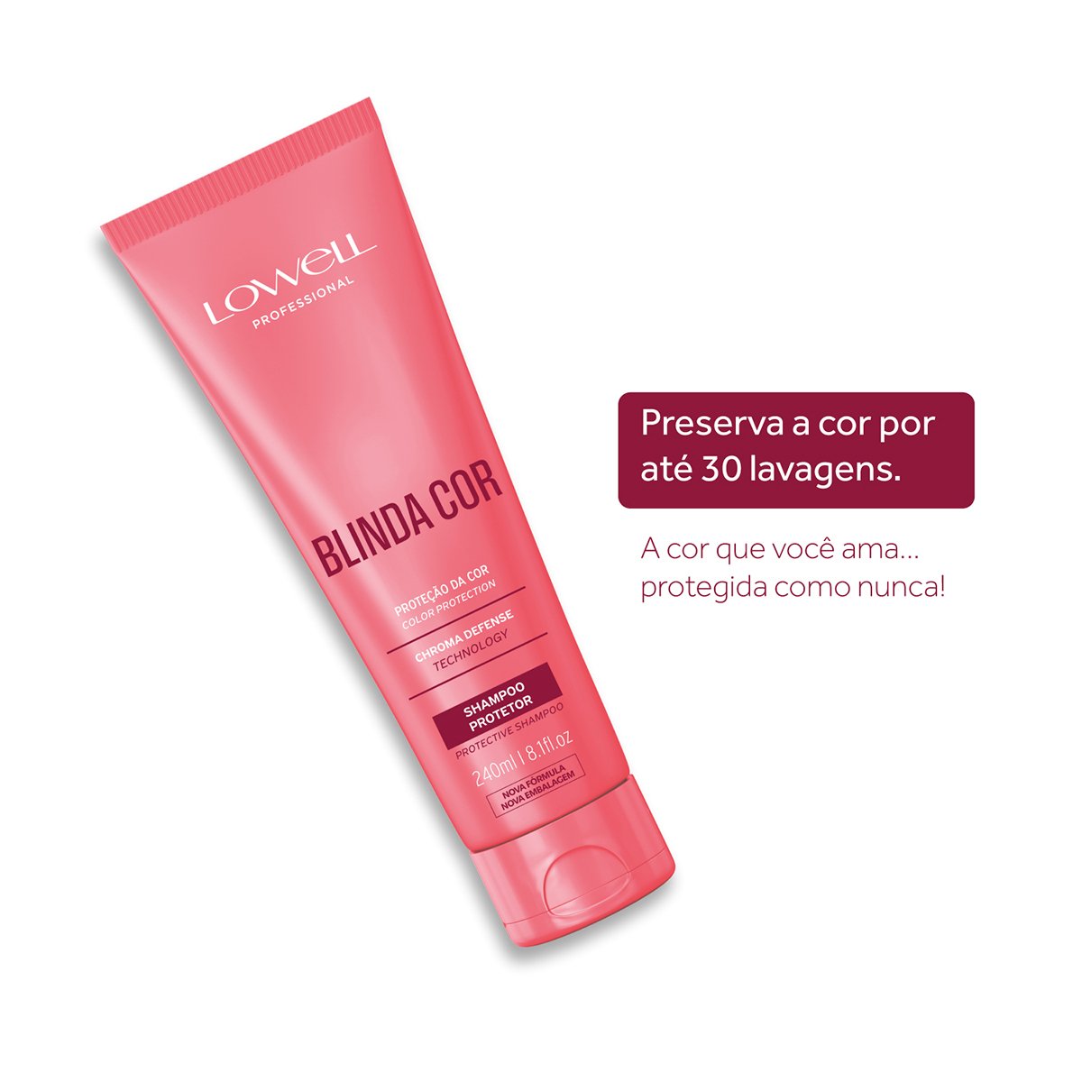 Lowell Blinda Cor - Shampoo 240ml 240ml 3