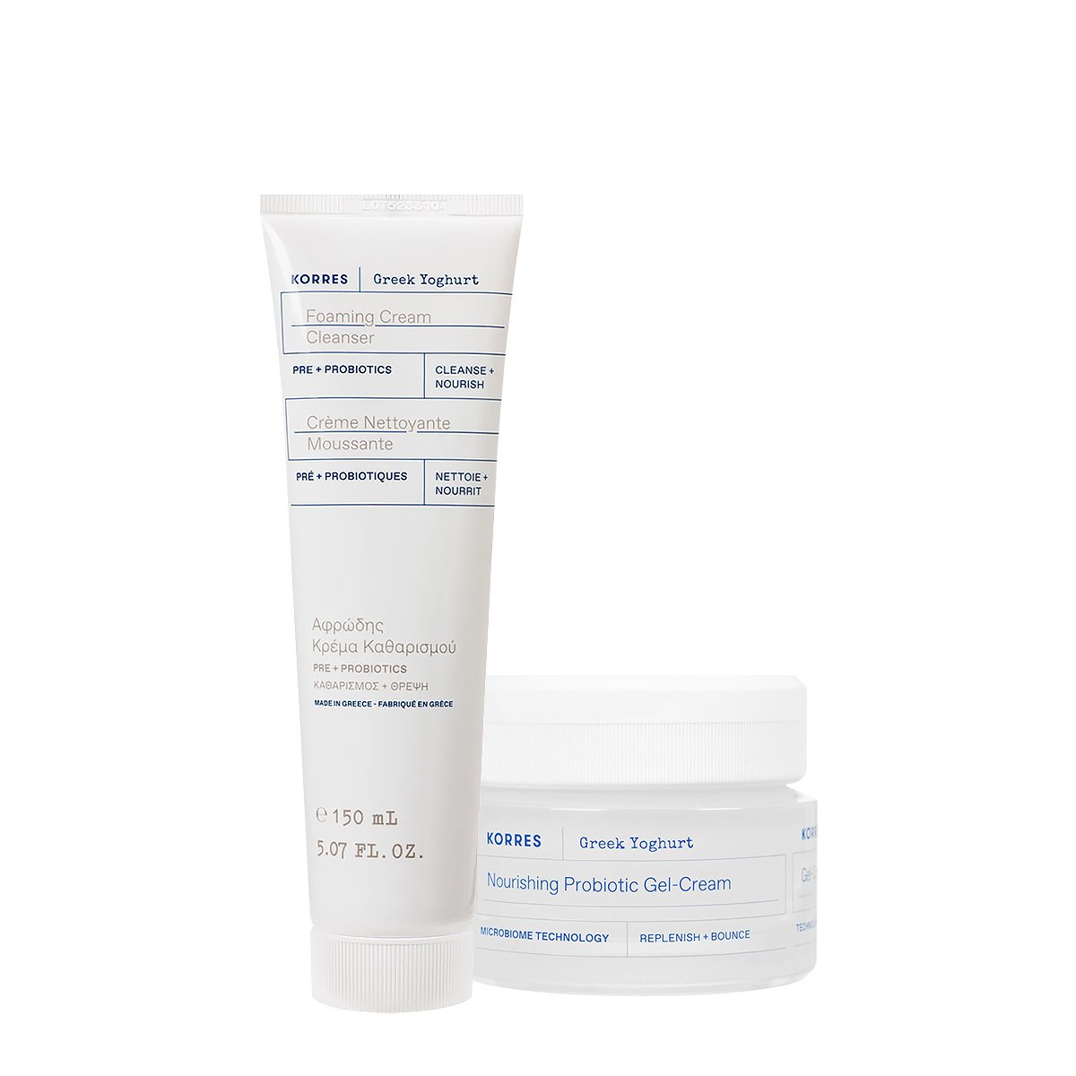 Kit Korres Greek Yoghurt Espuma Creme Facial (2 produtos) ÚNICO 1