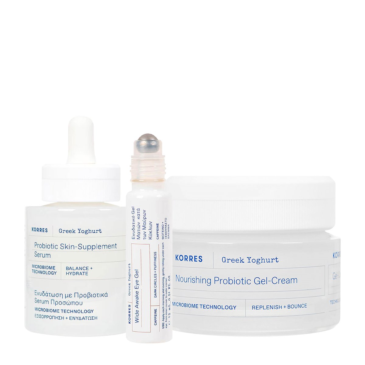 Kit Korres Greek Yoghurt Creme Serum Gel (3 produtos) ÚNICO 1