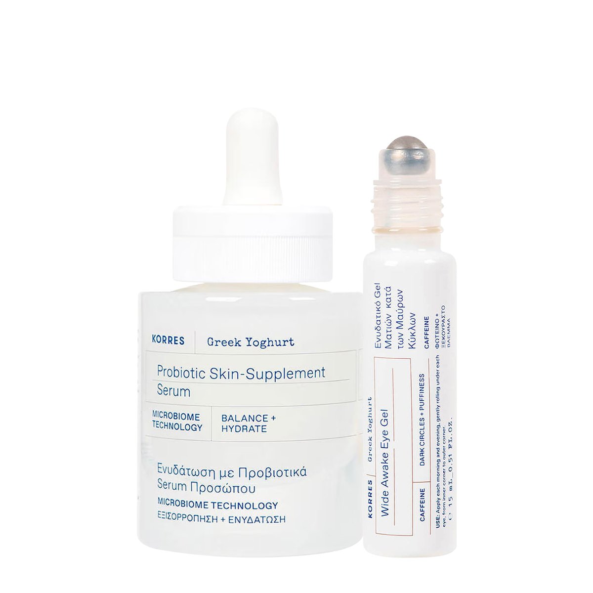 Kit Korres Greek Yoghurt Serum Facial Eye Gel (2 produtos) ÚNICO 1