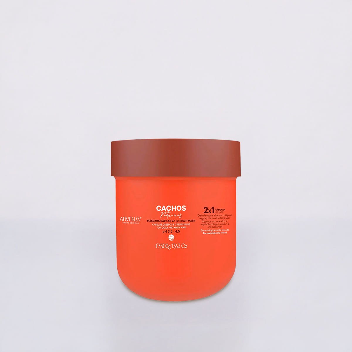 Arvensis Cachos Naturais 2x1 No Poo - Mascara Capilar 500g 500g 2