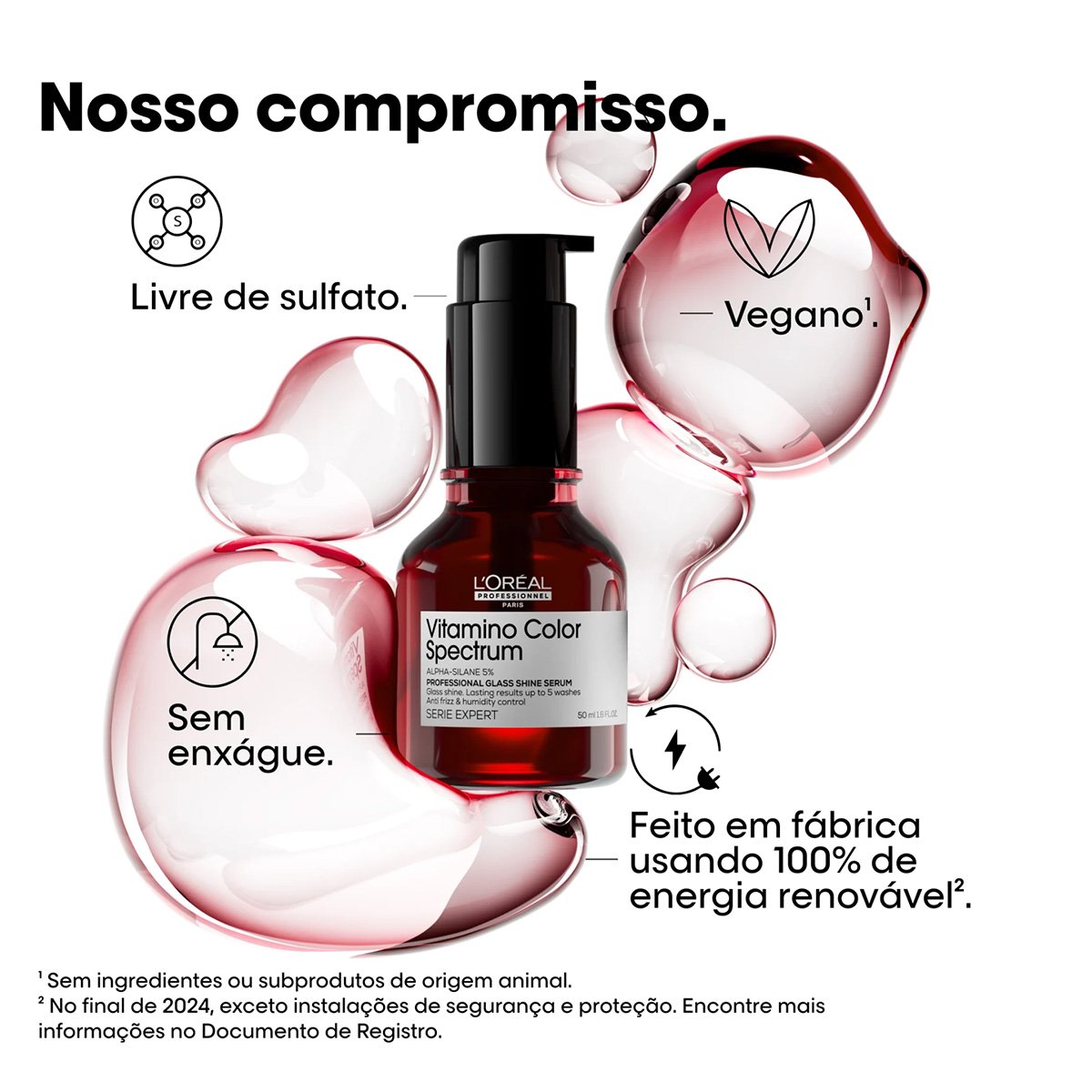 LOreal Professionnel Vitamino Color Spectrum Glass Shine - Serum Capilar 50ml 50ml 3