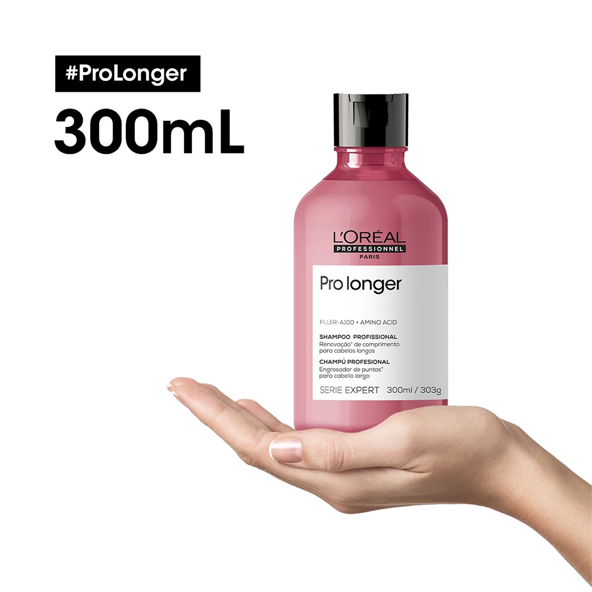 Kit LOreal Professionnel Serie Expert Pro Longer - Shampoo 300ml (2 unidades) ÚNICO 2